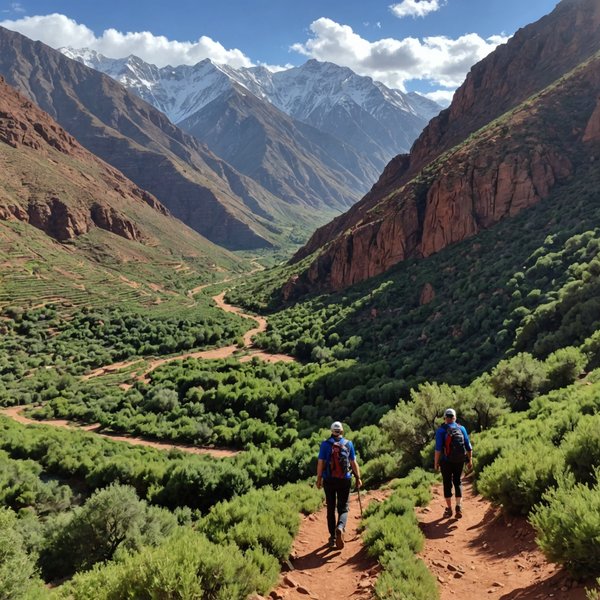 Quels sont les meilleurs circuits pour une randonnée dans les montagnes de l'Atlas, Maroc?